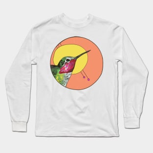 Hummingbird- Circle Edit Long Sleeve T-Shirt